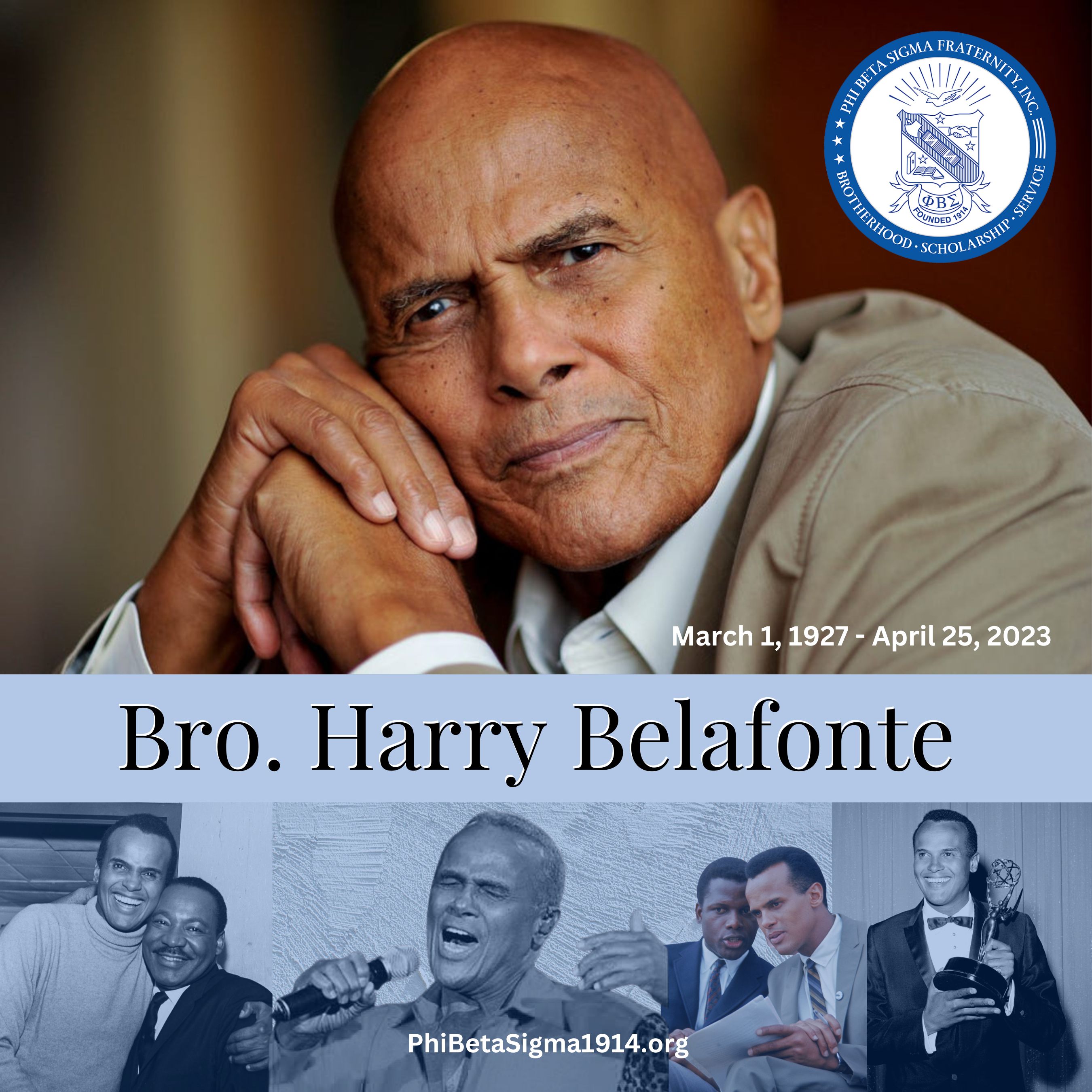  Phi Beta Sigma Honors the Life of Bro. Harry Belafonte